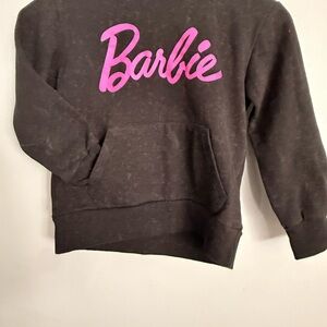 Barbie Black Sweatshirt with Pink Logo